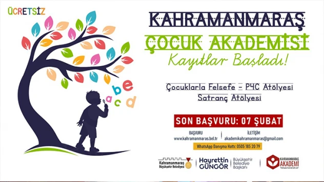 Çocuk Akademisi'nde yeni dönem kayıtları başladı