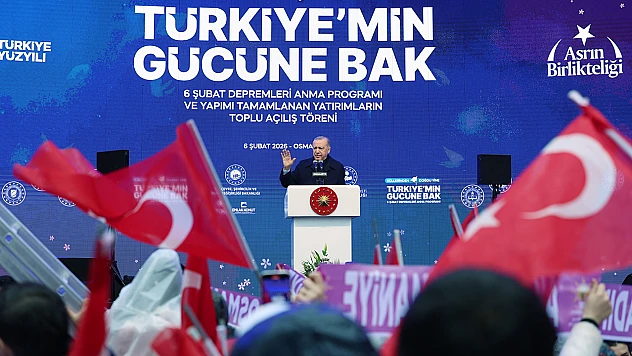 Cumhurbaşkanı Erdoğan, '86 milyon olarak küllerimizden yeniden doğduk'