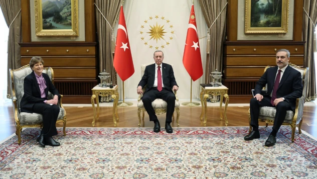 Cumhurbaşkanı Erdoğan, ABD'li Senatör Shaheen'i kabul etti