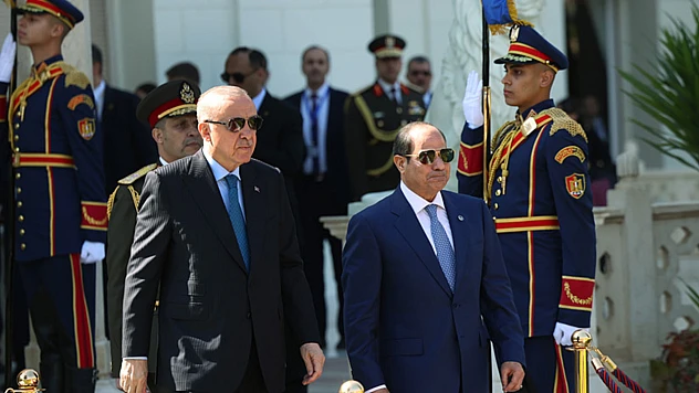 Cumhurbaşkanı Erdoğan, Mısır Cumhurbaşkanı es-Sisi ile görüştü