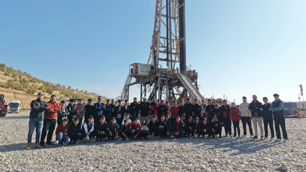 Dader-1 sondaj sahası lise öğrencilerini ağırladı