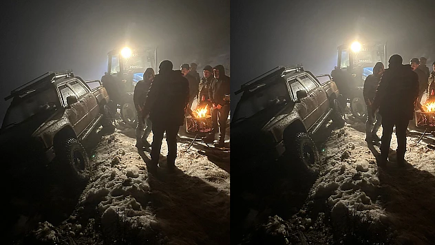 Dağda mahsur kalan 4 kişi kurtarıldı