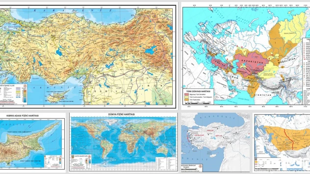 Ders kitaplarındaki haritalar güncellendi