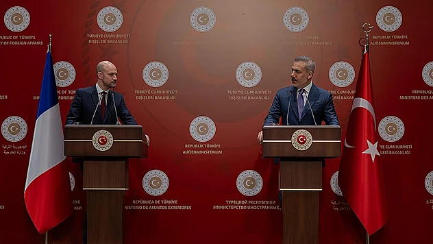 Dışişleri Bakanı Fidan, Fransız mevkidaşı Barrot ile ortak basın toplantısı