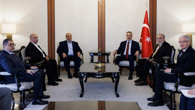 Dışişleri Bakanı Fidan, Hamas heyeti ile  görüştü