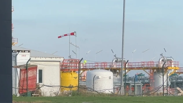 Doğal gaz depolama tesisinde yangın