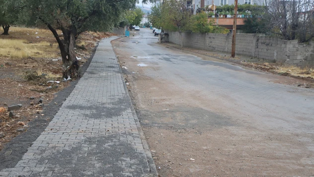 Dulkadiroğlu'ndan Ballıca'da kilit parke çalışması