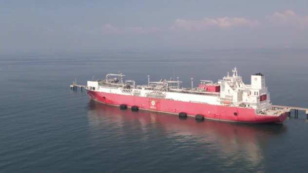 Ertuğrul Gazi FSRU'nun gaz iletim sistemine 9,3 milyar metreküp katkı sağladı