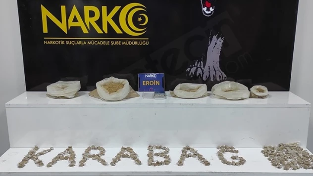 Evin mutfağından 2 kilo 75 gram eroin çıktı