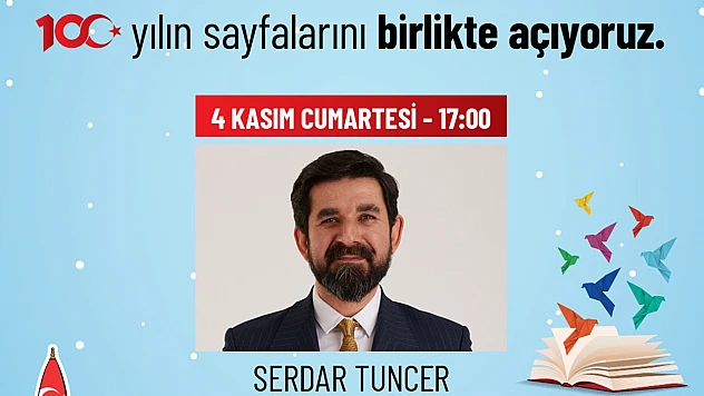 EXPO 2023 Kitap Fuarı'nın ilk konuğu, Serdar Tuncer