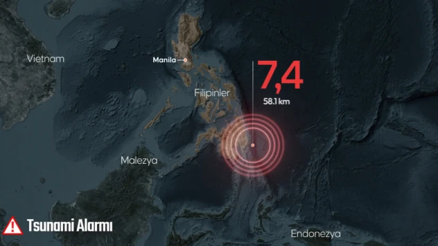 Filipinler'de 7,4 büyüklüğünde deprem! Tsunami uyarısı yapıldı