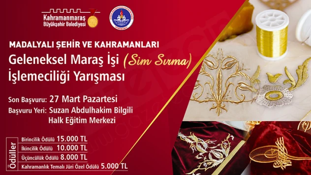Geleneksel Maraş İşi İşlemeciliği yarışması