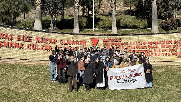 Gençler, Kahramanmaraş'ın kurtuluş izlerini adım adım keşfetti