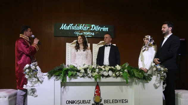 Gurbetçi çift, 25.05.2025'te memleketleri Kahramanmaraş'ta dünyaevine girdi