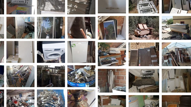 Hasar gören evlerden hırsızlık yapan 6 şahıs yakalandı