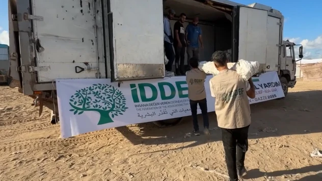 İDDEF ateşkesin ardından Gazze'ye 500 çadır ulaştırdı