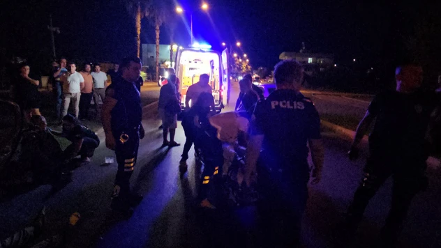 İki otomobil kafa kafaya çarpıştı! 5 kişi yaralandı