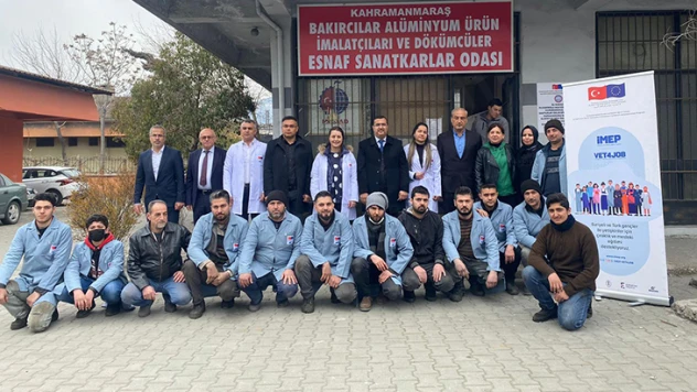 İl Milli Eğitim Müdürü Kahraman, Tel Halat İmalat Elemanı Kursunu ziyaret etti
