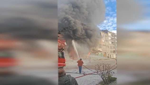 İş yerinde meydana gelen patlamada bir kişi ağır yaralandı