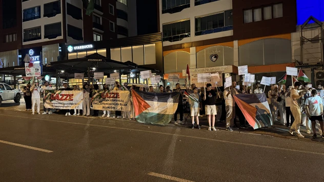 İsrail'in saldırıları Kahramanmaraş'ta protesto edildi