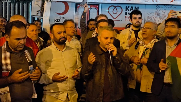 İsrail'in Sumud Filosu'na saldırısı Kahramanmaraş'ta protesto edildi