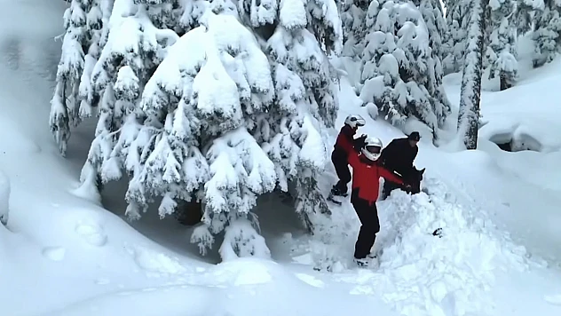 JAK timleri Kartalkaya'da arama kurtarma tatbikatı gerçekleştirdi