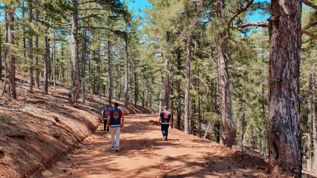 Jandarma, olası yangınlara karşı ormanlık alanları denetliyor