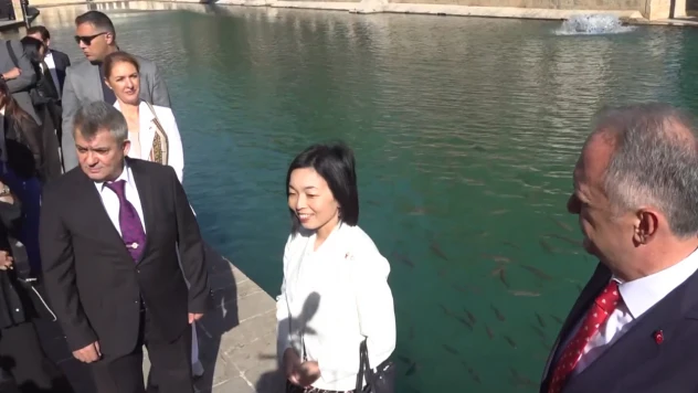 Japonya Prensesi Akiko Mikasa, Balıklıgöl'ü ziyaret etti