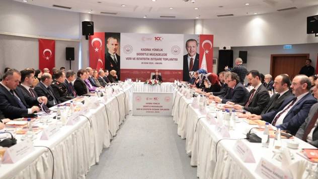 Kadına yönelik şiddetle mücadelede veri ve istatistik istişare toplantısı tamamlandı