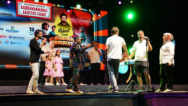 Kahramanmaraş Ağustos Fuar'ına aileler yarışıyor neşe ve renk kattı