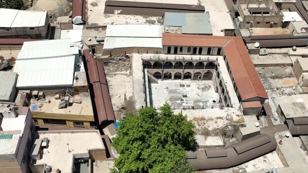 Kahramanmaraş depremlerinde ağır hasar alan han, yeniden ayağa kaldırıldı