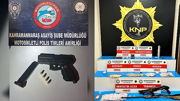 Kahramanmaraş Emniyetinden operasyon! 141 şahıs yakalandı