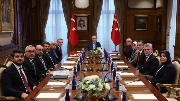 Kahramanmaraş heyetinden, Cumhurbaşkanı Erdoğan'a ziyaret