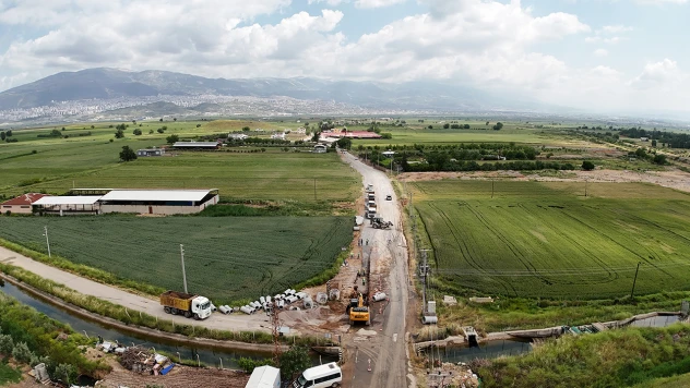 Kahramanmaraş'ın batısında hummalı altyapı çalışması