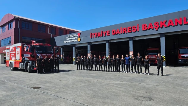 Kahramanmaraş İtfaiyesi'nden İzmir'e destek