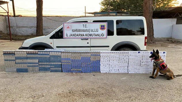 Kahramanmaraş'ta 11 bin 540 paket kaçak sigara ele geçirildi