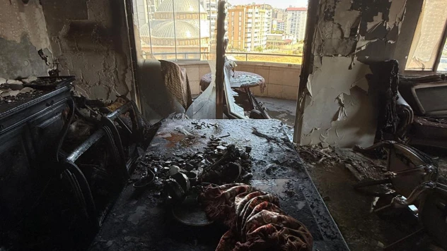 Kahramanmaraş'ta 12 katlı binada korkutan yangın
