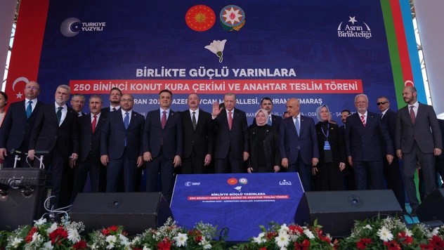 Kahramanmaraş'ta 250 bininci konutun teslimi yapıldı