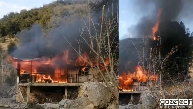 Kahramanmaraş'ta alevler evi küle çevirdi!