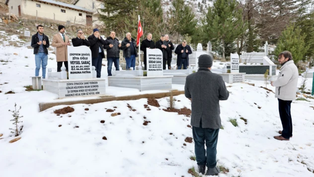 Kahramanmaraş'ta deprem şehitleri unutulmadı