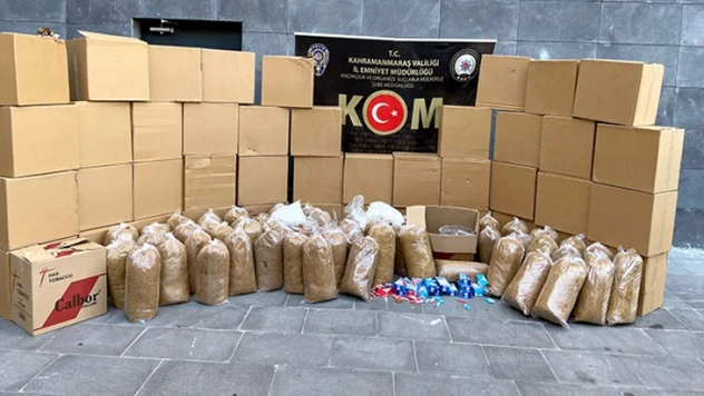 Kahramanmaraş'ta düzenlenen kaçakçılık operasyonunda 3 kişi gözaltına alındı