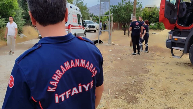 Kahramanmaraş'ta elektrik akımına kapılan bir kişi hayatını kaybetti