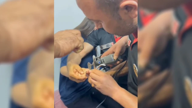 Kahramanmaraş'ta genç kızın imdadına itfaiye yetişti