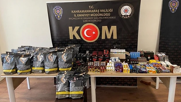 Kahramanmaraş'ta kaçakçılık operasyonu