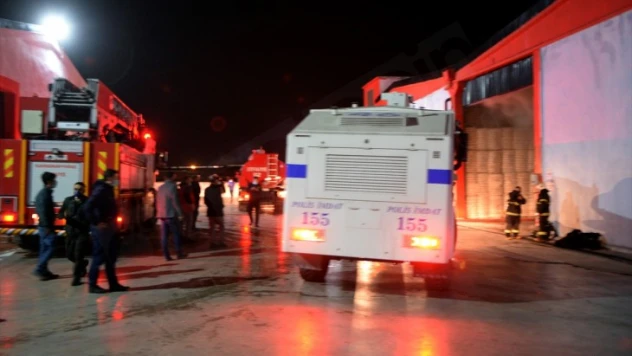 Kahramanmaraş'ta ki yangına TOMA ilede Müdahale ediliyor