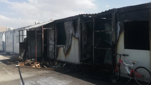 Kahramanmaraş'ta konteyner yangını! Facia hızlı müdahale ile önlendi