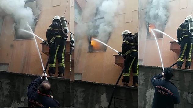 Kahramanmaraş'ta korkutan yangın