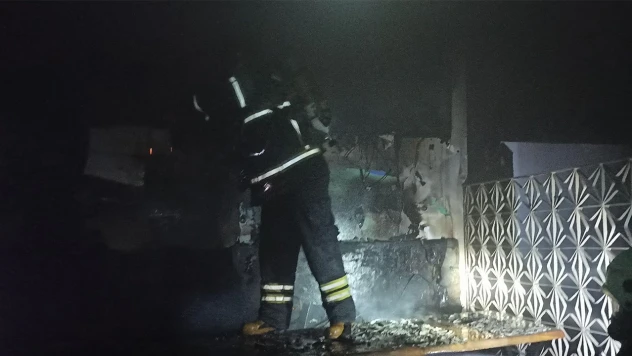 Kahramanmaraş'ta kuaför salonunda yangın