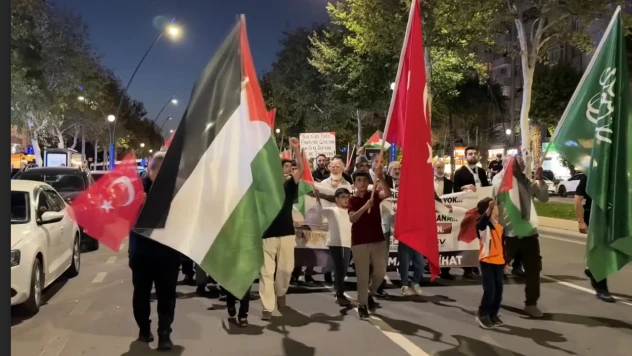 Kahramanmaraş'ta Kudüs ve Gazze için binlerce ses yükseldi