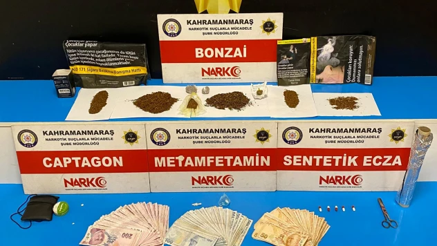Kahramanmaraş'ta narkotik operasyonu!